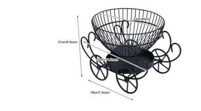 Carriage Shaped  Decorative Fruit Basket