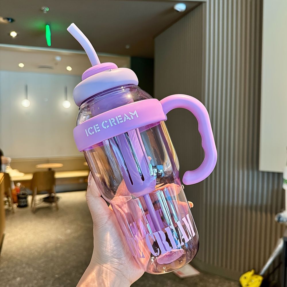 1200ML Large Capacity Summer Water Glass Bottle