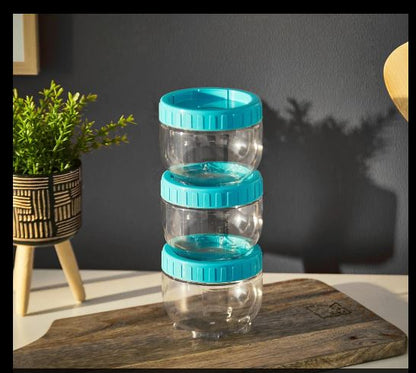 7 Pieces Homebox Stack And Store Jars