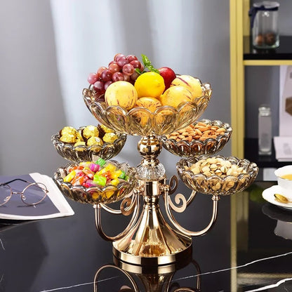 European Style Rotating Dry Fruits Platter Stand