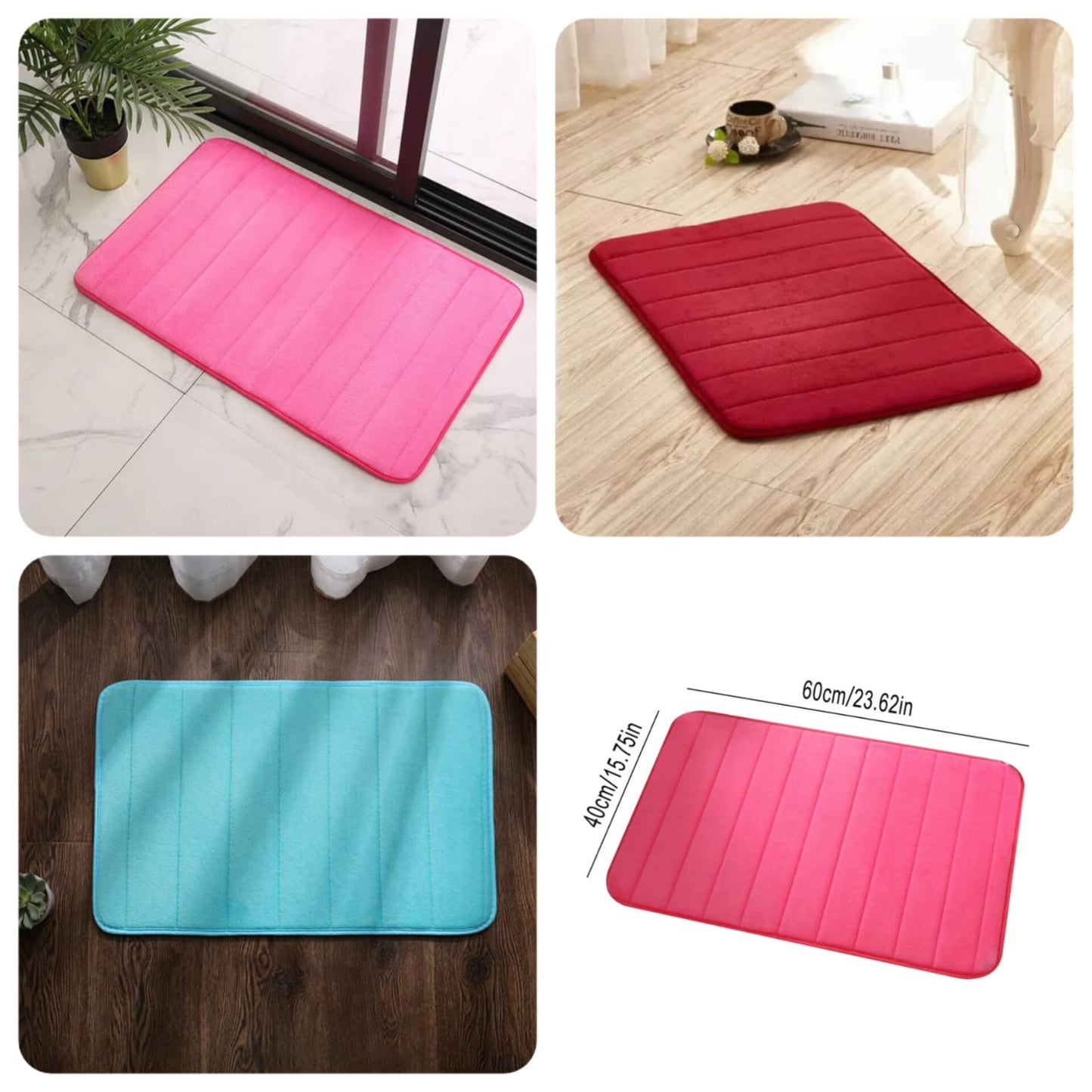 Non-Slip Absorbent Bath Mat