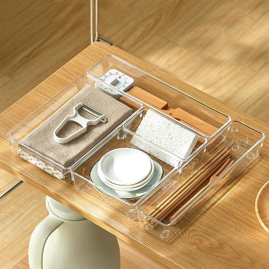 Transparent Drawer Organizer Trays