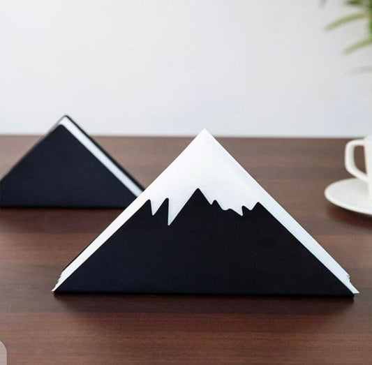 Wooden Mountain Napkin Tissue Holder