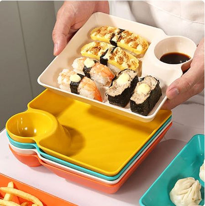 Kitchen Dipping Sauce Melamine Snack Plate