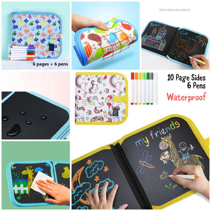 Erasable Doodle Magic Drawing Book Notebook