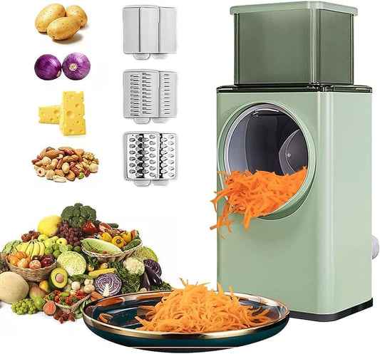 3 in 1 manual vegetable chopper, slicer, shredder