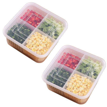 Vegetable & Fruit Storage Box With Lid