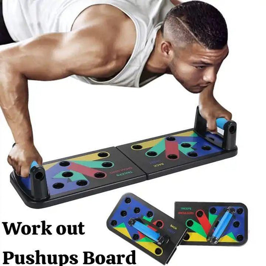 Foldable Multi Function Work Out  Gym Pushups Board