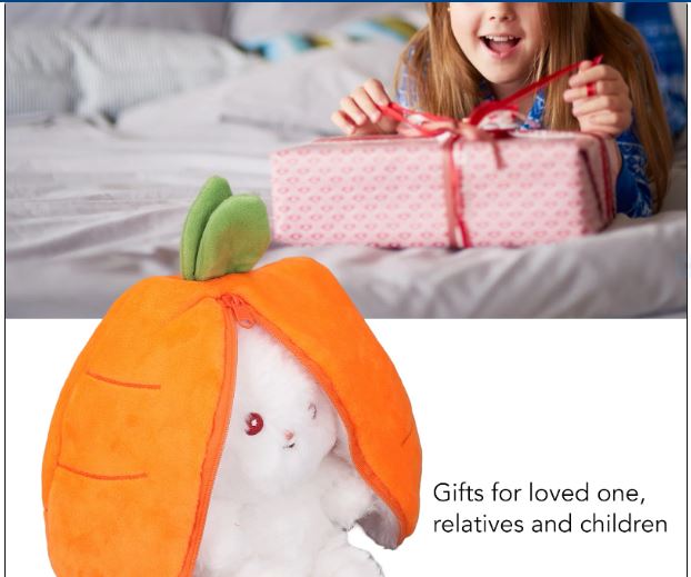 Adorable Fruit-Themed Rabbit Plush Toy