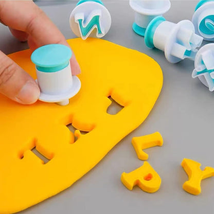 Alphabet Upper Case Jumbo Plunger Cutter Set