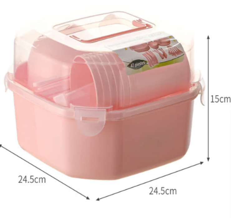 27 Pcs Portable & Convenient Picnic Set