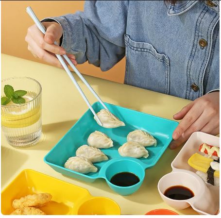 Kitchen Dipping Sauce Melamine Snack Plate