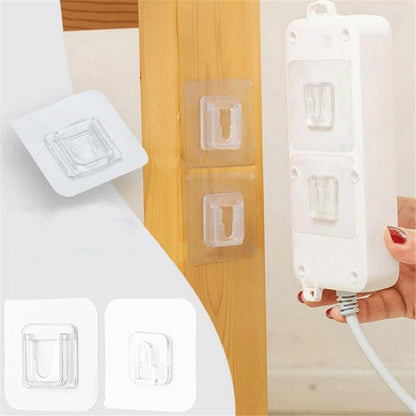 Pack of 3 Double-sided Adhesive Wall Hooks Stickers