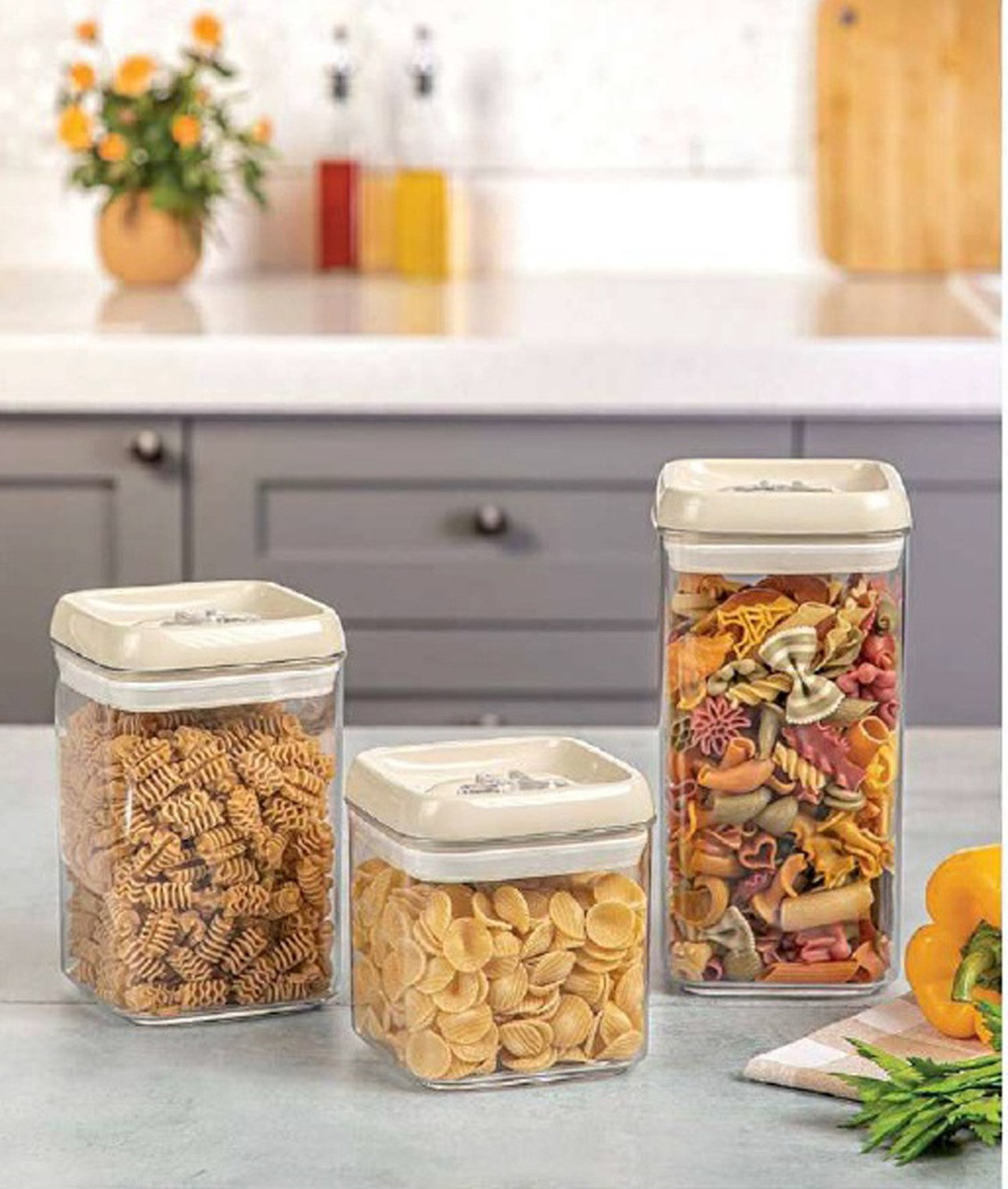 Food Storage Airtight Acrylic Canister Jar