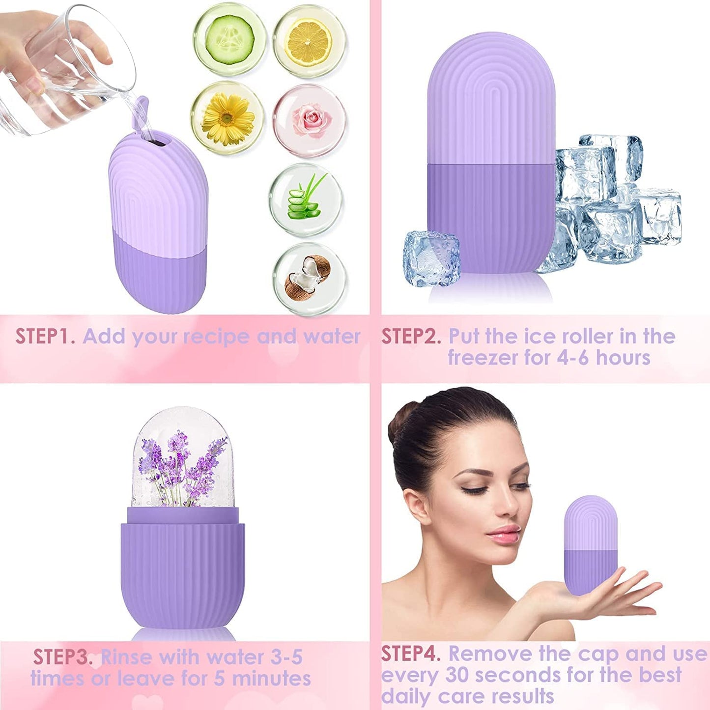 Silicone Face Ice Roller