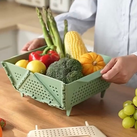 Foldable Drain Basket with Resting Feet