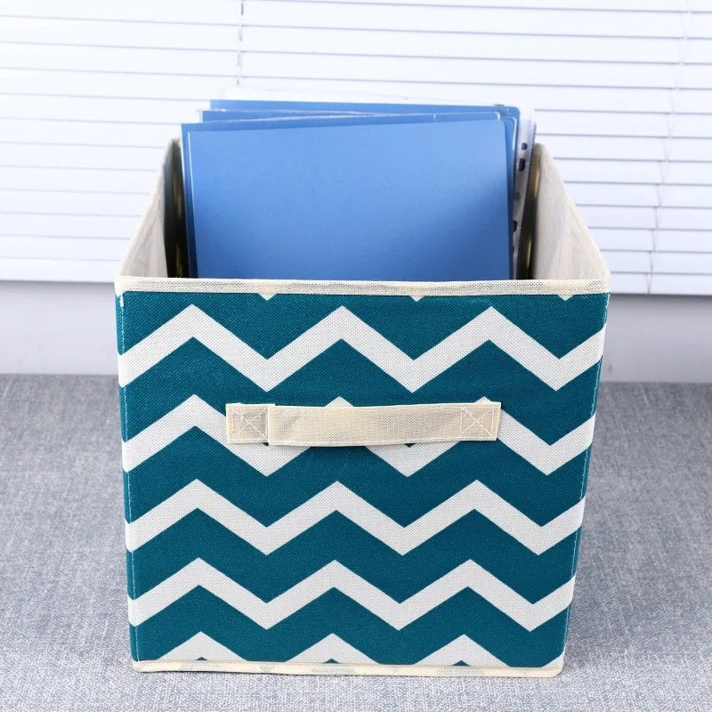 Fabric Cloth Storage Cube Box Bin