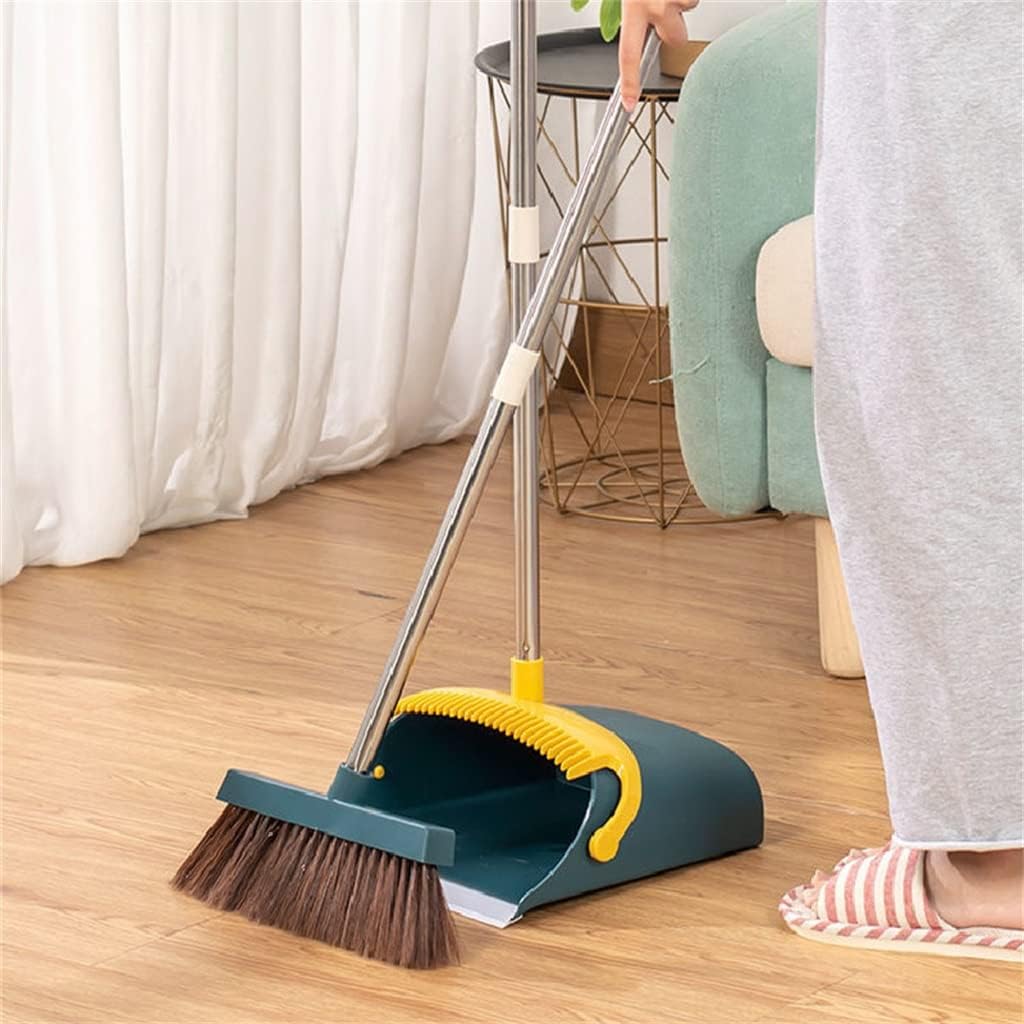 Attachable Floor Cleaning Broom Set with Dustpan