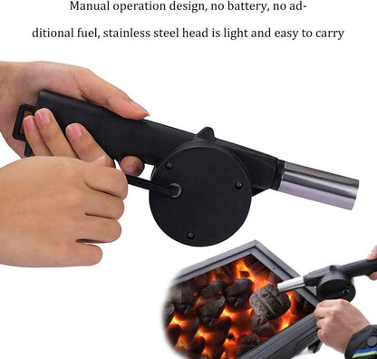 Outdoor Cooking BBQ Fan Air Blower For Barbecue Fire