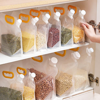 Airtight Food Cereal Grains Storage Bag Pouch