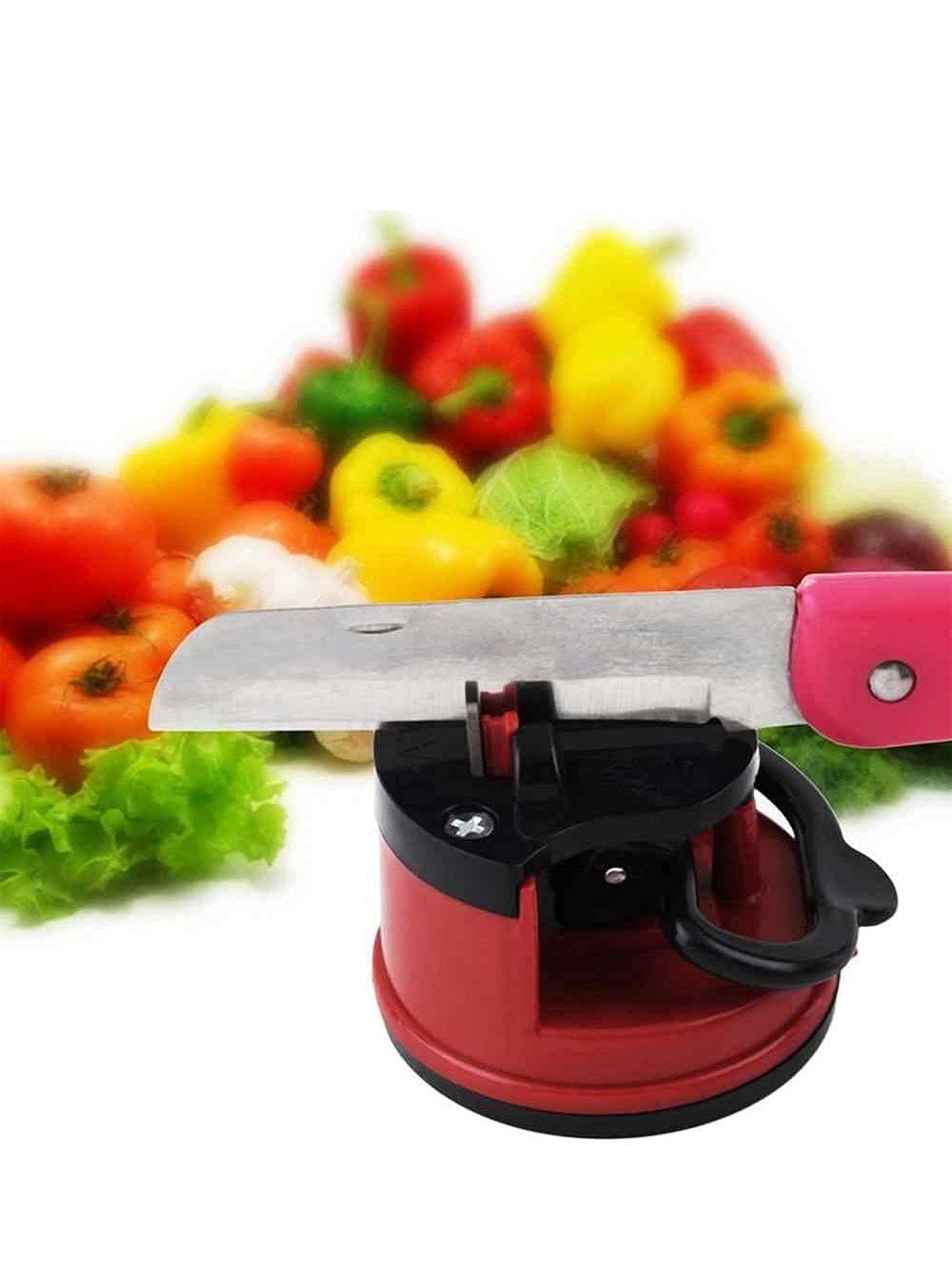 Manual Knife Sharpener with Secure Suction Pad