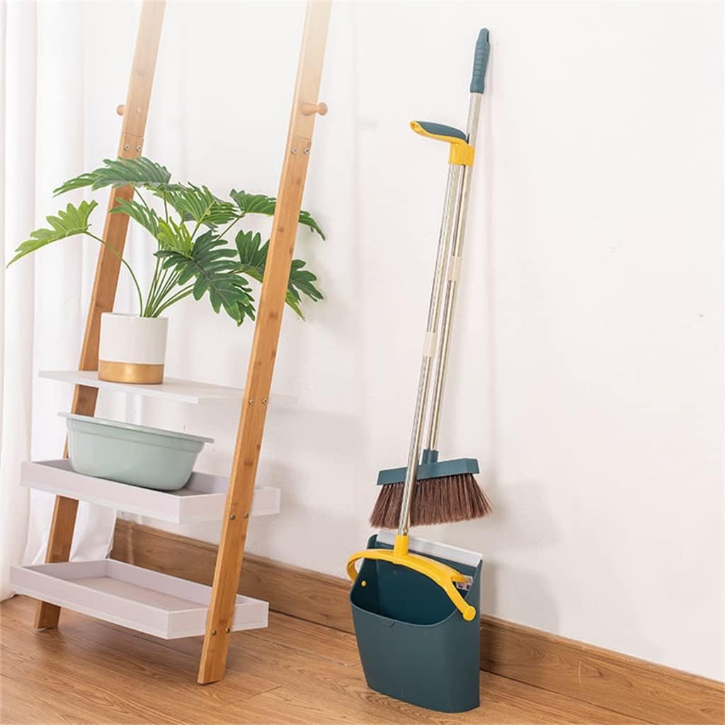 Attachable Floor Cleaning Broom Set with Dustpan