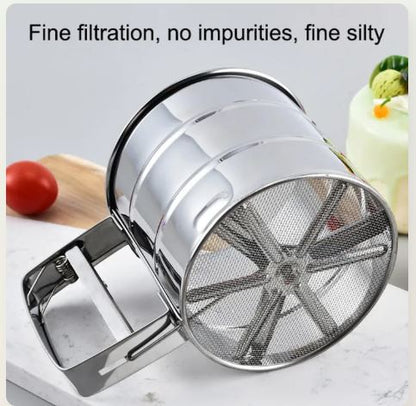 Stainless Steel Flour Sifter,  Sieve Sugar Bake Pastry Tool