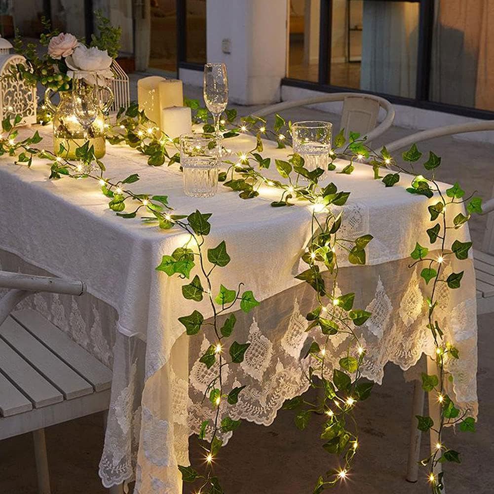 Leaf Garland Plant Fairy Lights For Home Decoration