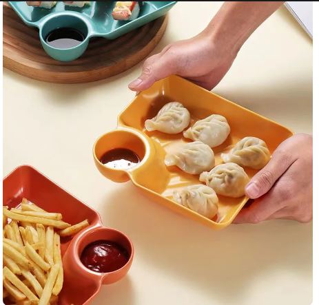 Kitchen Dipping Sauce Melamine Snack Plate