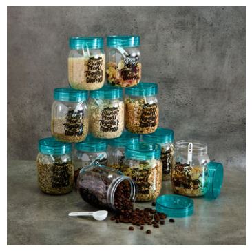 12 Pieces Homebox Spice Jars