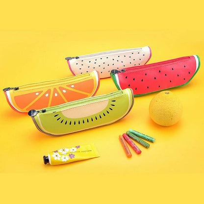 Cute Fruit Shaped Stationery Pencil Box Case