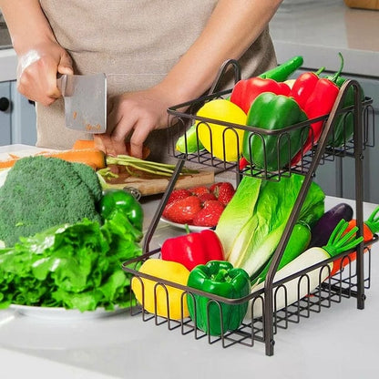 2-Tier Countertop Fruit & Vegetable Basket