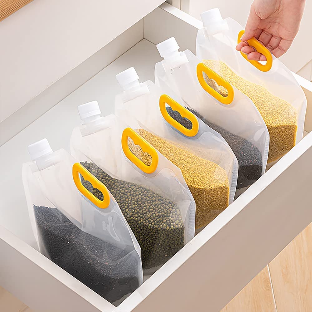 Airtight Food Cereal Grains Storage Bag Pouch