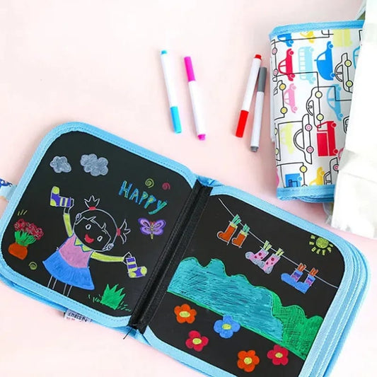 Erasable Doodle Magic Drawing Book Notebook