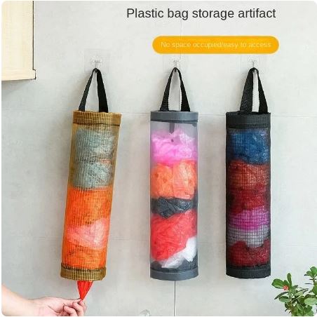 Wall Mount Plastic Bag Holder Dispenser