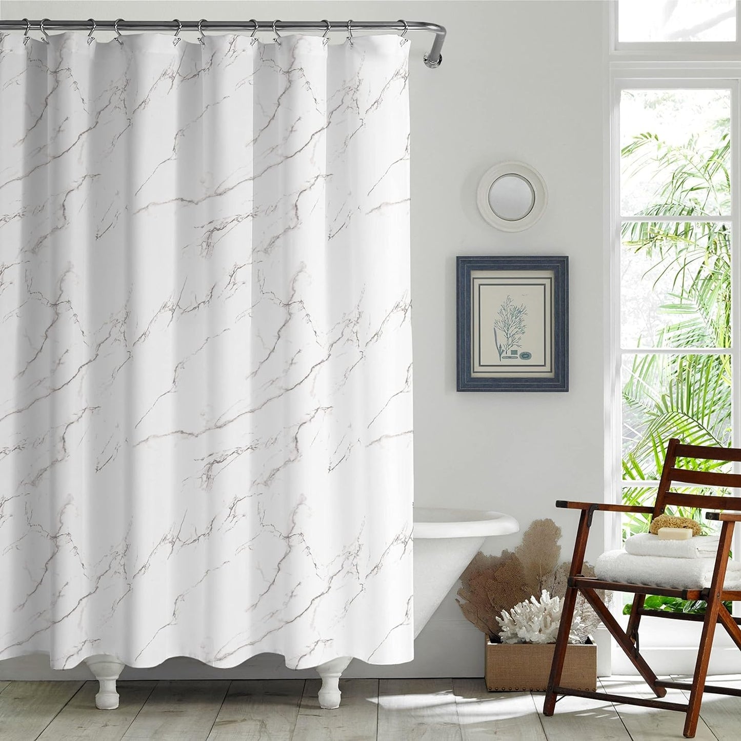 PEVE Waterproof Bathroom Shower Curtain