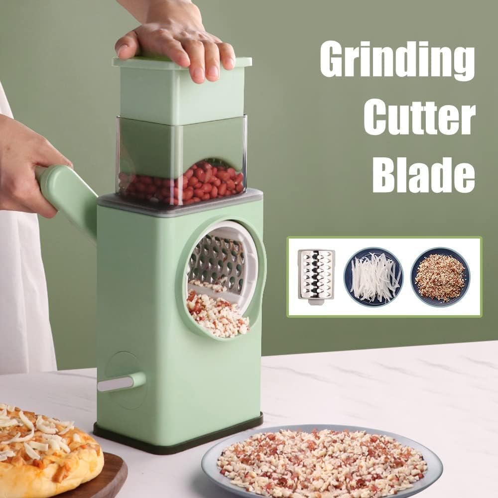 3 in 1 manual vegetable chopper, slicer, shredder