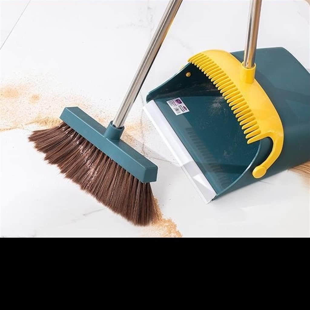 Attachable Floor Cleaning Broom Set with Dustpan