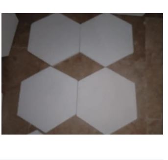 10 x 10 Pack of 4 Hexagon Canvas For Acrylic Painting