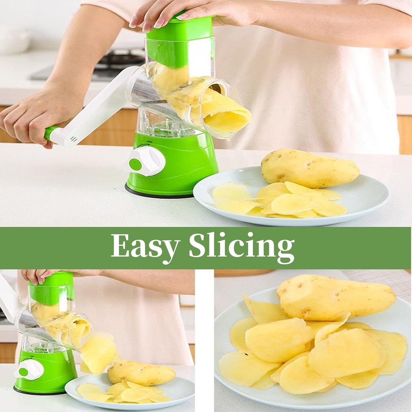 3 in 1 Manual Vegetable Cutter