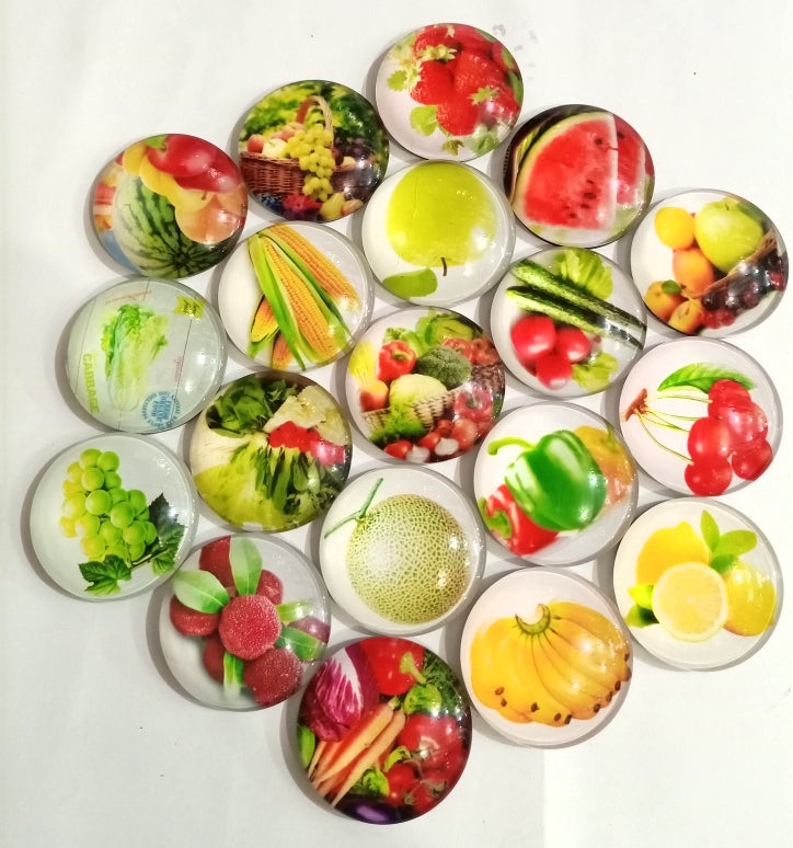 Fridge Magnets for Kitchen Refrigerator - Set of 12 Pieces