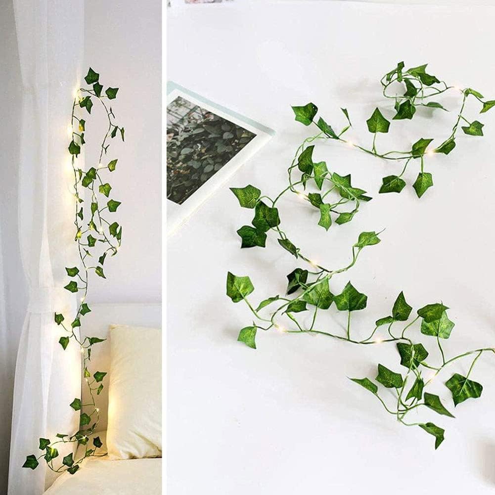 Leaf Garland Plant Fairy Lights For Home Decoration