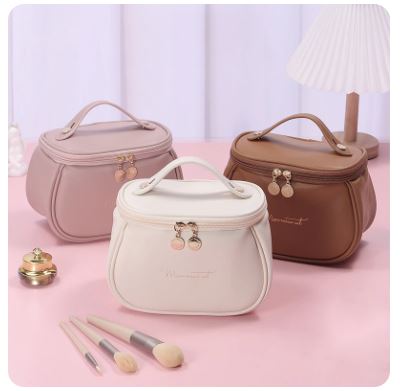 Cute PU Leather Makeup Bag For Women