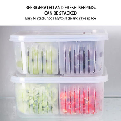 Vegetable & Fruit Storage Box With Lid