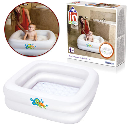 Bestway 51116 Double-Ring Inflatable Baby Bath Tub Pool