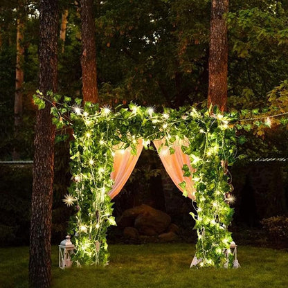 Leaf Garland Plant Fairy Lights For Home Decoration