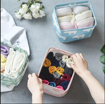 Non Woven Foldable Storage Basket