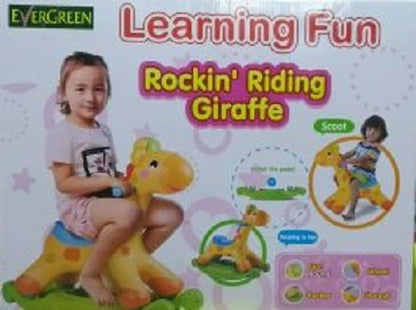 2 in 1 Rocker & Scoot Riding Rocking Giraffe Ride On