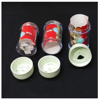 2 Pcs Ziba Sazan Plastic Seasoning Storage Spice Shaker (Large)