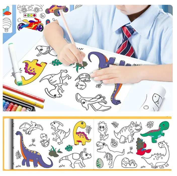 Creative Coloring Drawing Paper Roll